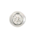 COLGANTE CHATON FUNDICION ORO BLANCO 5MM. BRILLANTE H-SI 1 . 0.10 CT. (copia)