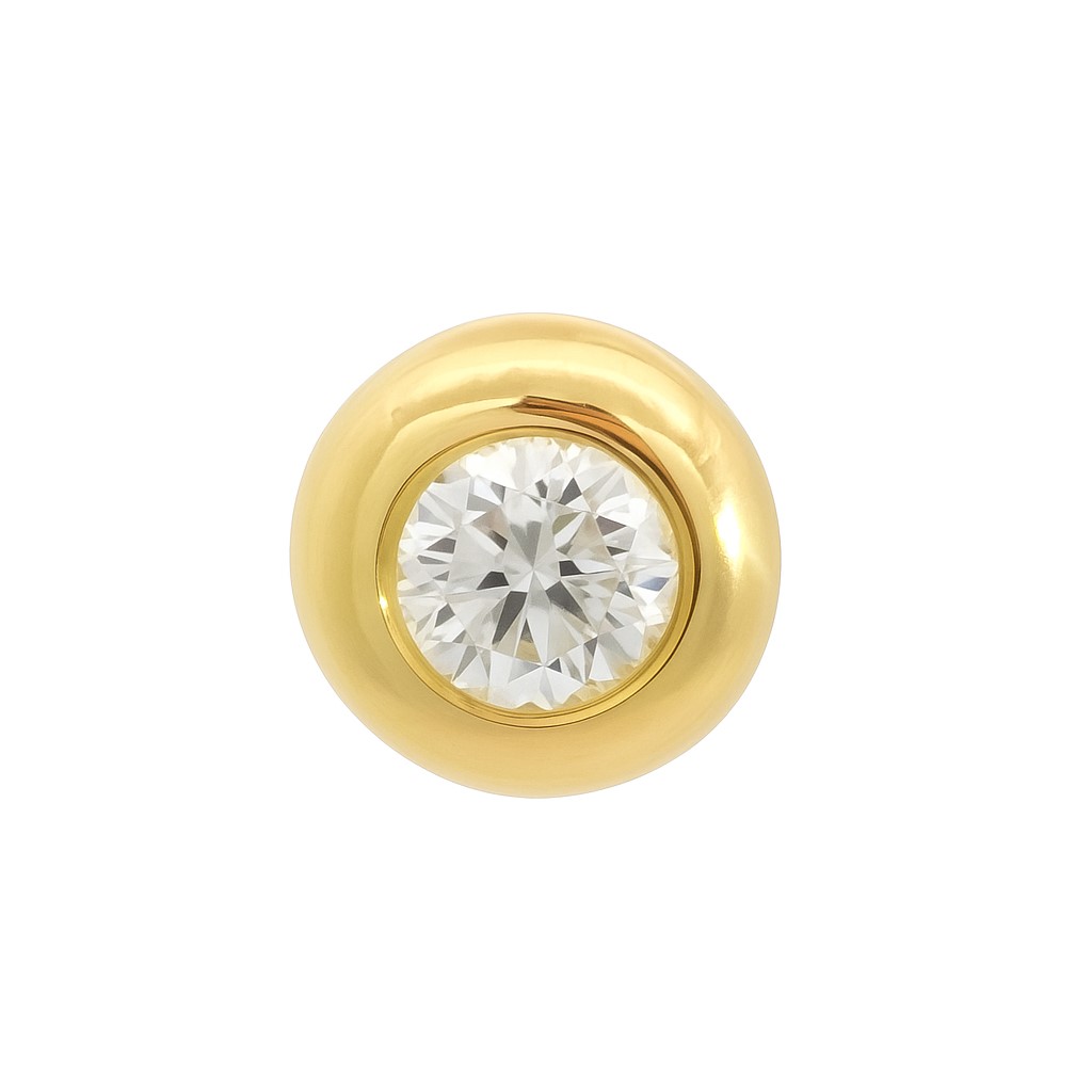 5MM DIAMOND BEZEL PENDANT.QUALITY SI.COLOR H.0.06 CT .0.22 CT