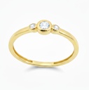 PENDIENTES CUAJO  DE 38 BRILANTES 0.125 CT TW H-SI