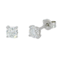 PENDIENTES GARRA FUNDICION 4MM.BRILLANTES H-SI 1.  0.14 CT TW (copia) (copia)