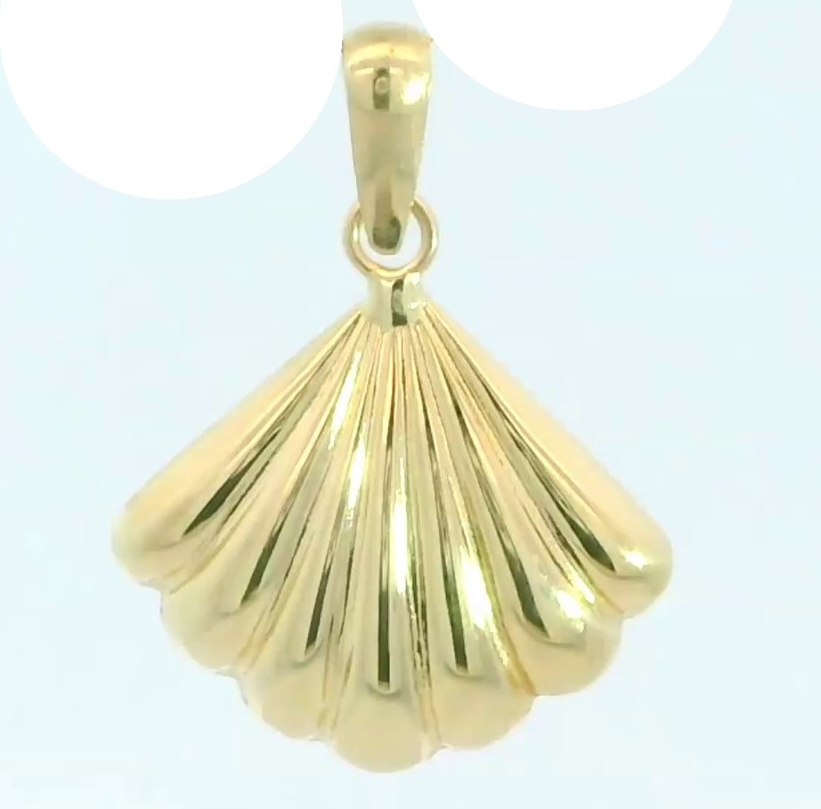 THE WAY OF ST. JAME'S SHELL PENDANT.17x16MM.