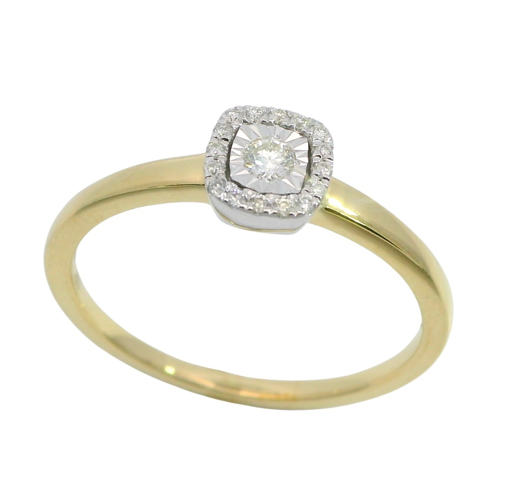 SORTIJA  BRILLANTES DI 1RD 0.04 CT  SI-H 18 SC 0.04 (copia)