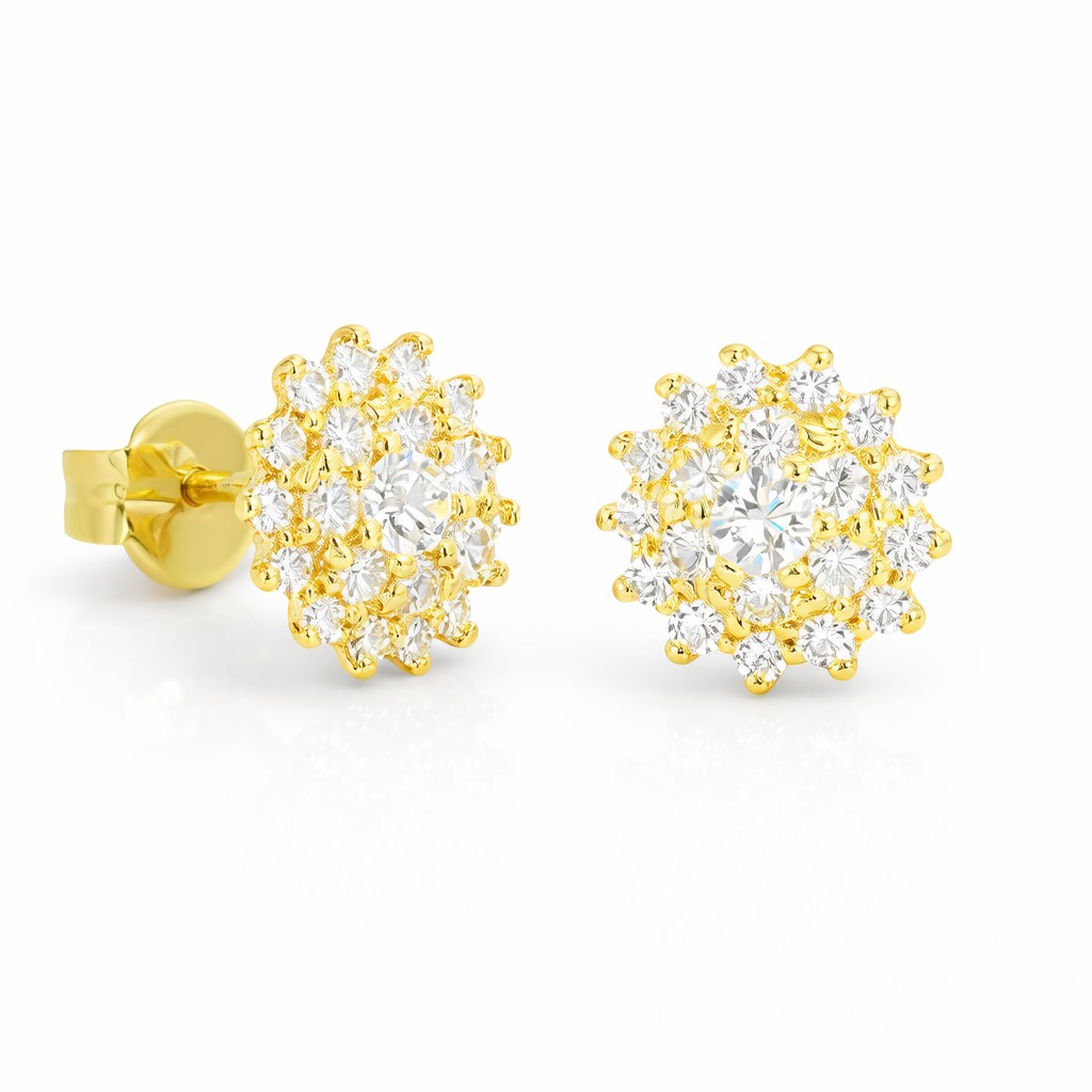 PENDIENTES BRILLANTES Di 26 RD SI H 0.10 CT.0.10 CT TW