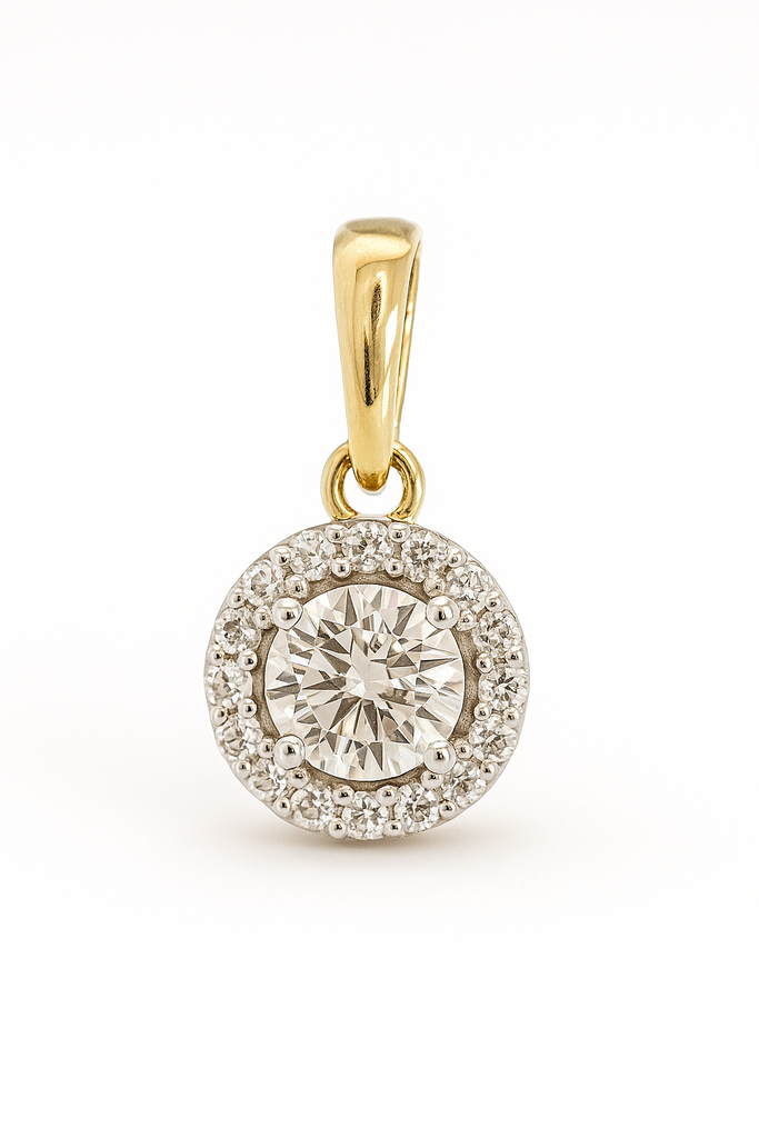 COLGANTE BRILLANTES DI 16 RD SI H 0.06 DI 1 RD SI H 0.08 CT