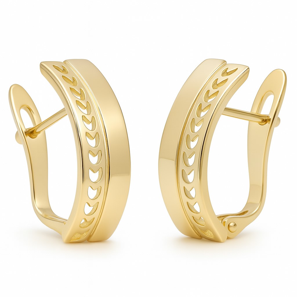 MEDIOS AROS BANDA LISA Y BANDA ESPIGA  CIERRE  CATALAN