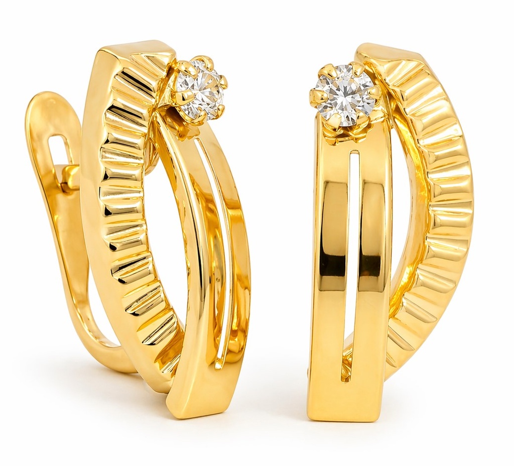 13x8MM LADY EARRINGS