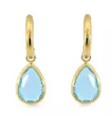 PENDIENTES PIEDRA FACETA 10*7 ORO AMARILLO (copia)