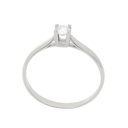 3MM DIAMOND WHITE GOLD SOLITAIRE RING.QUALITY VS.COLOR H.0.11 CT