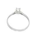 3MM DIAMOND WHITE GOLD SOLITAIRE RING.QUALITY VS.COLOR H.0.11 CT