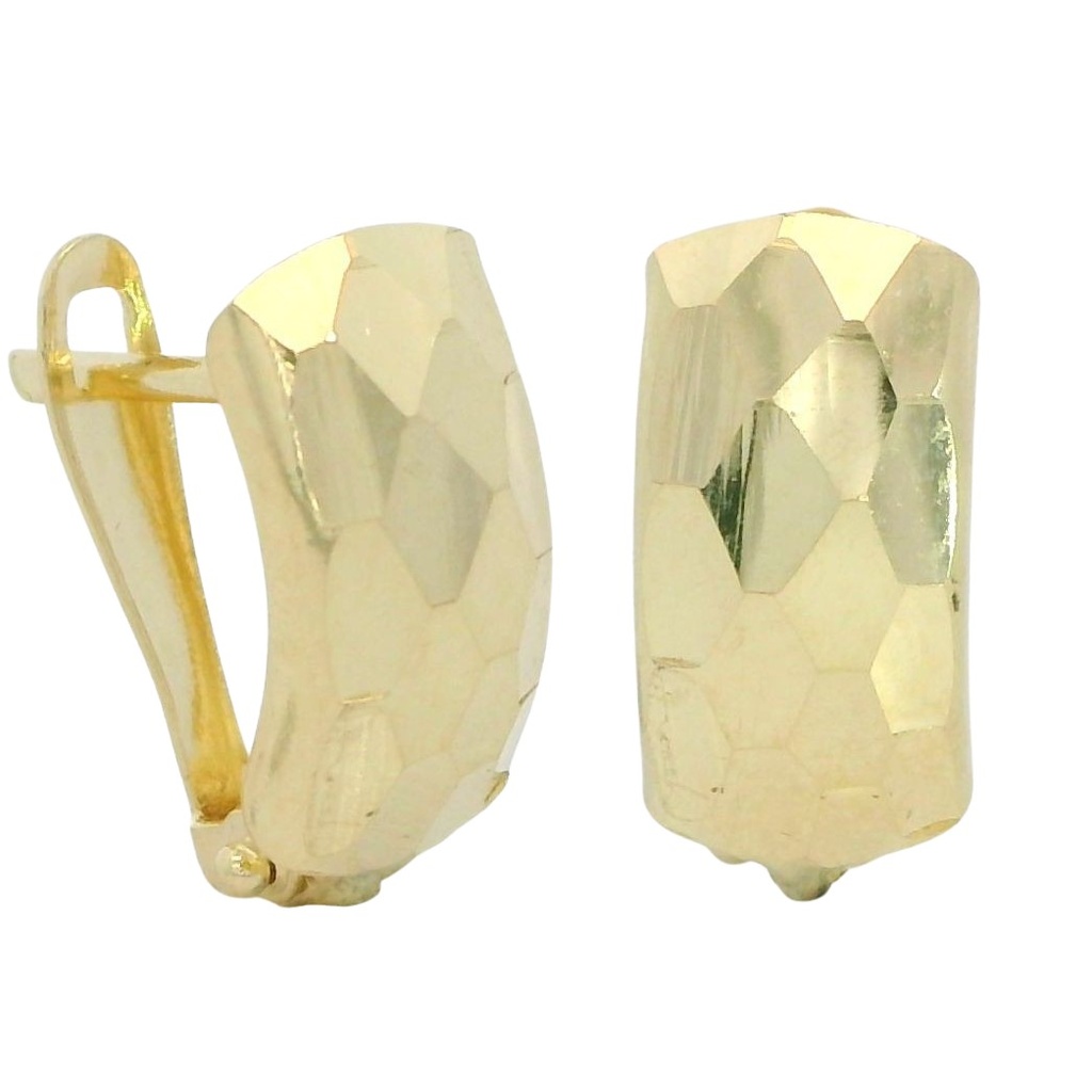 PENDIENTES TALLADOS CIERRE CATALAN.17x6MM