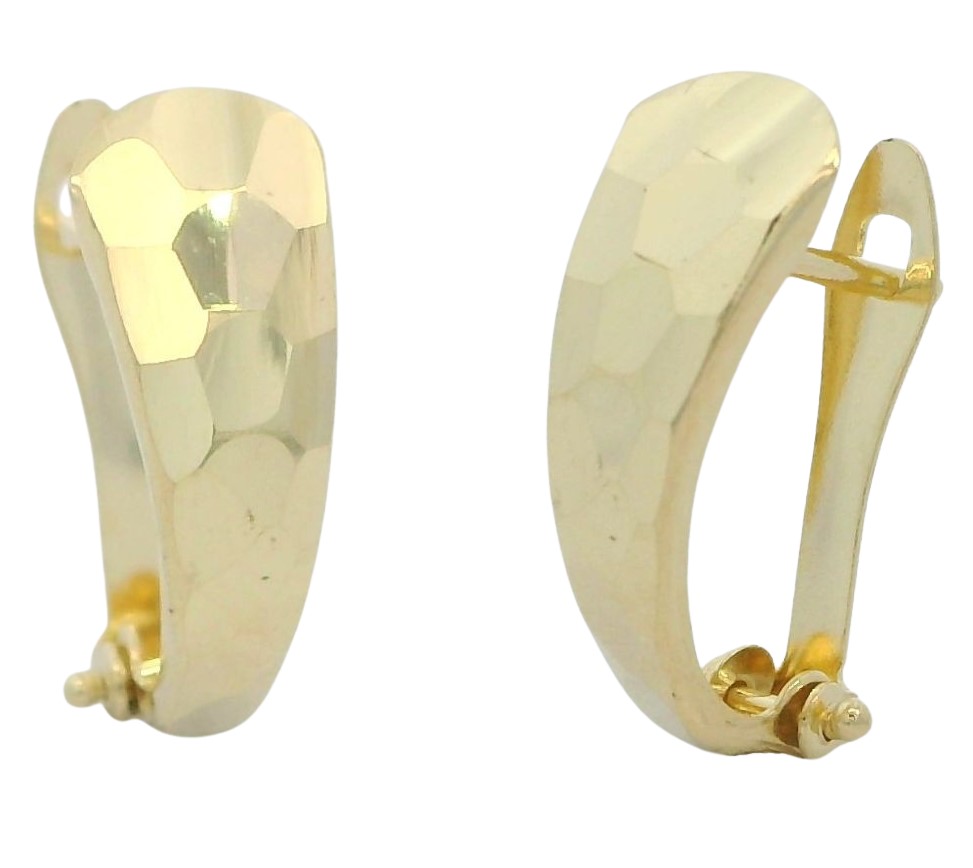PENDIENTES TALLADOS CIERRE CATALAN.17x6MM