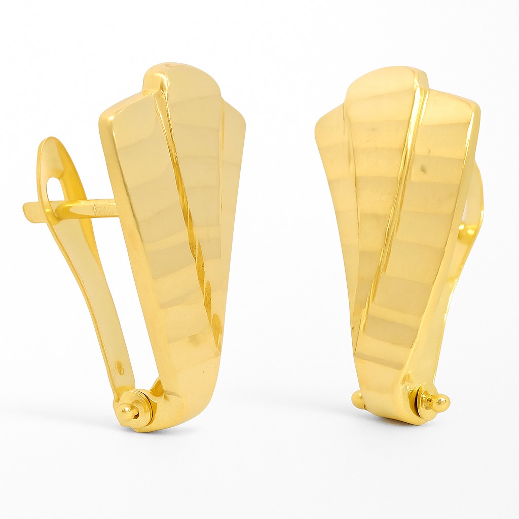 PENDIENTES TALLADOS CIERRE CATALAN.19x9MM