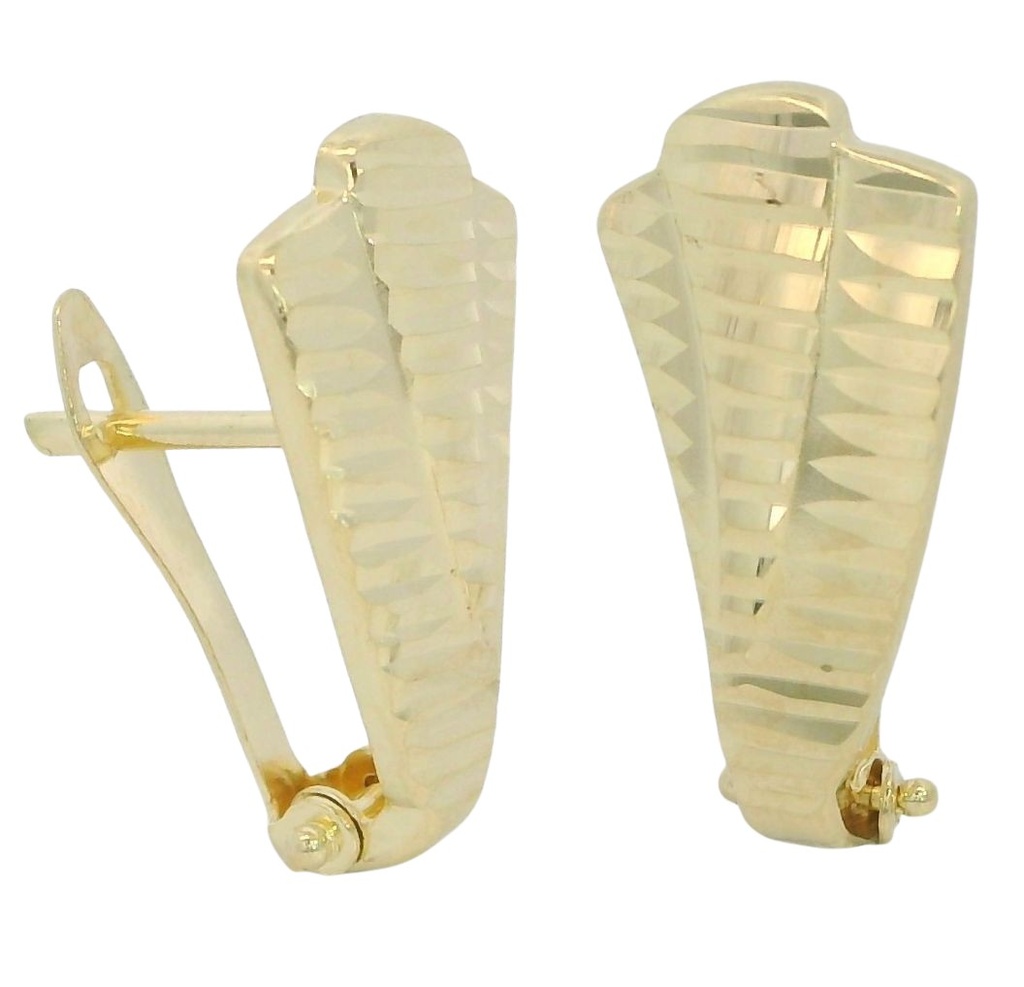 PENDIENTES TALLADOS CIERRE CATALAN.19x9MM
