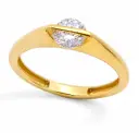 5MM CA 9 KARAT GOLD RING 