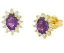 PENDIENTE ROSETON LONDON DE 4x3MM Y CIRCONITAS. (copia)