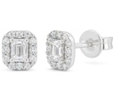 PENDIENTES BRILLANTES Di 2 EM 0.20 DI 12 RD SI H 0.08 12 RD 0.06 CT.0.34 CT TW