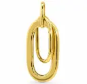 COLGANTE OVAL DOBLE 33x14MM