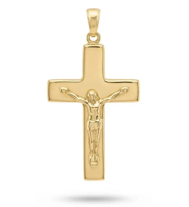 CRUZ CON CRISTO 27x16MM 