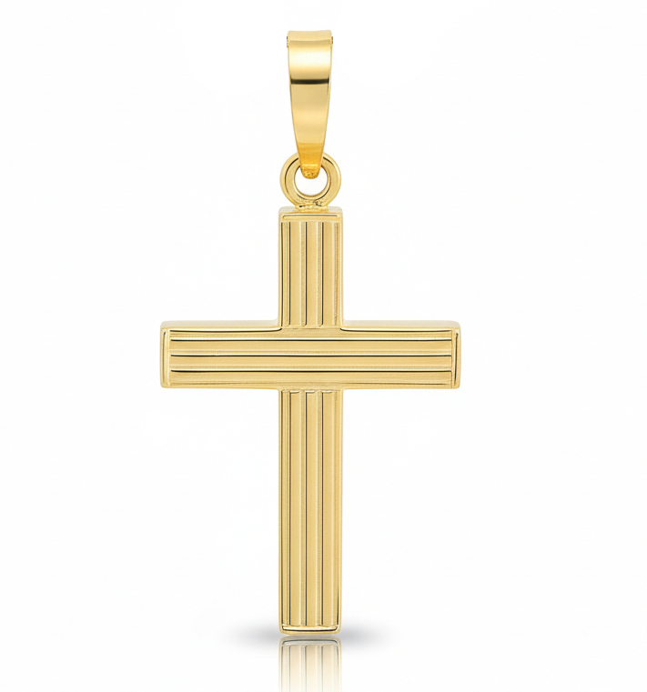 9 KARAT GOLD CROSS PENDANT