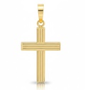 9 KARAT GOLD CROSS PENDANT.24x14MM