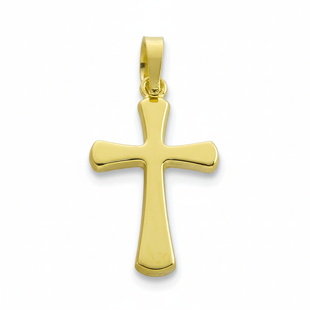 25x16MM CROSS PENDANT.9 KARAT