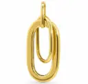 33x14MM DOUBLE OVAL MOTIF PENDANT 