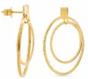 27x17MM OVAL DANGLING EARRINGS