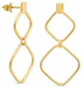 40x19CM ROMBHUS DANGLING EARRINGS