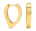 PENDIENTES ARO BISAGRA 21x13x3MM.