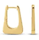 20x15x2'5MM LATCH BACK HOOP EARRINGS