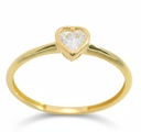SORTIJA CIRCONITA CORAZON DE 5.5MM.9 KILATES