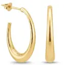 ARO ABIERTO  LISO OVALADO. 26x15x5MM.PRESION 