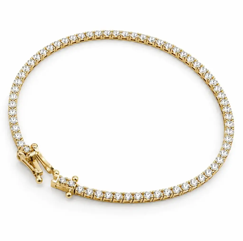 18CM DIAMOND TENNIS BRACELET. 1.00 CT TW 