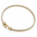 PULSERA RIVIERE DE BRILLANTES.18CM DI 80RD SI H 1.00 CT TW.ORO  AMARILLO