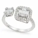 0.93 CT TW DIAMOND RING