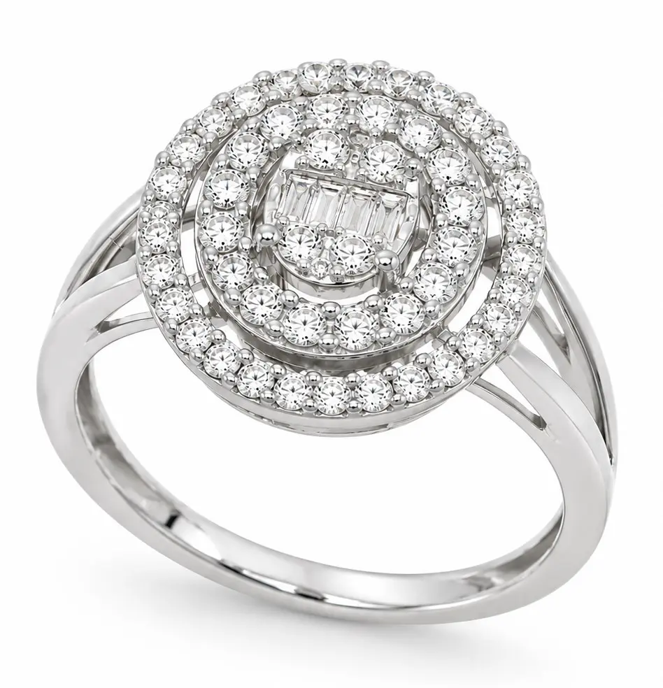 SORTIJA BRILLANTES DI 52 RD SI H 0.42  4 GB 0.04 CT TW   