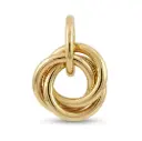 COLGANTE NUDO ORO AMARILLO.10MM