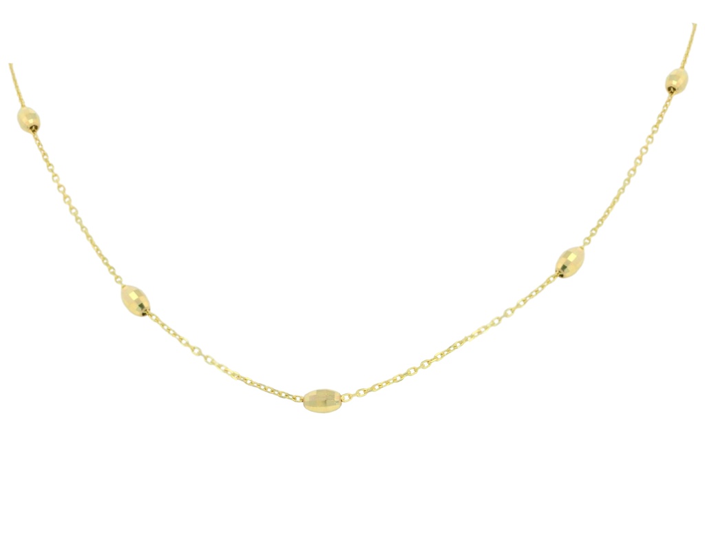 GARGANTILLA 6 BOLAS TALLADAS .9KILATES (copia)