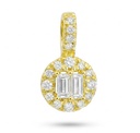 DIAMOND PENDANT.QUALITY HI COLOR H.0.05 CT TW 