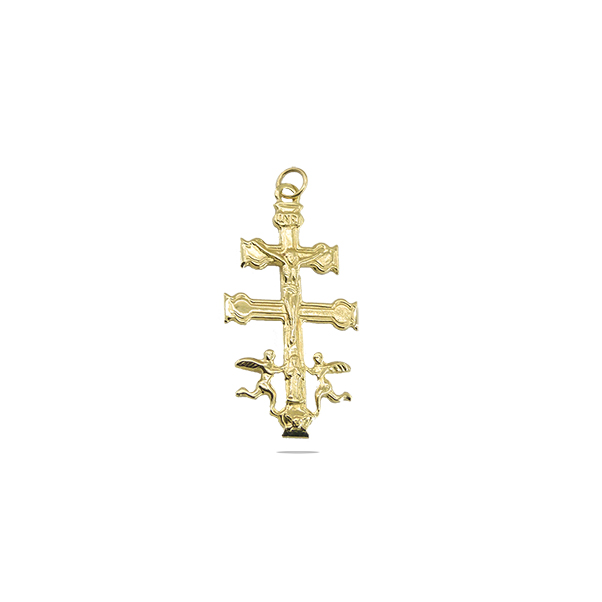 15x8MM "CARAVACA" CROSS PENDANT.