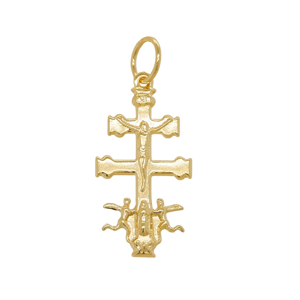 21x11MM "CARAVACA" CROSS PENDANT.