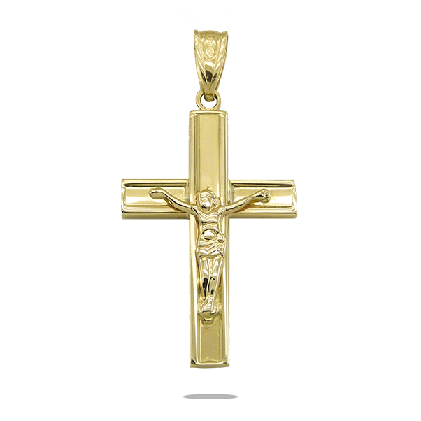 CRUZ CON CRISTO 28x17MM.