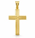 CRUZ LISA SIN CRISTO 21x12MM.