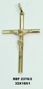 CRUZ RAYADA SIN CRISTO 29x18MM.