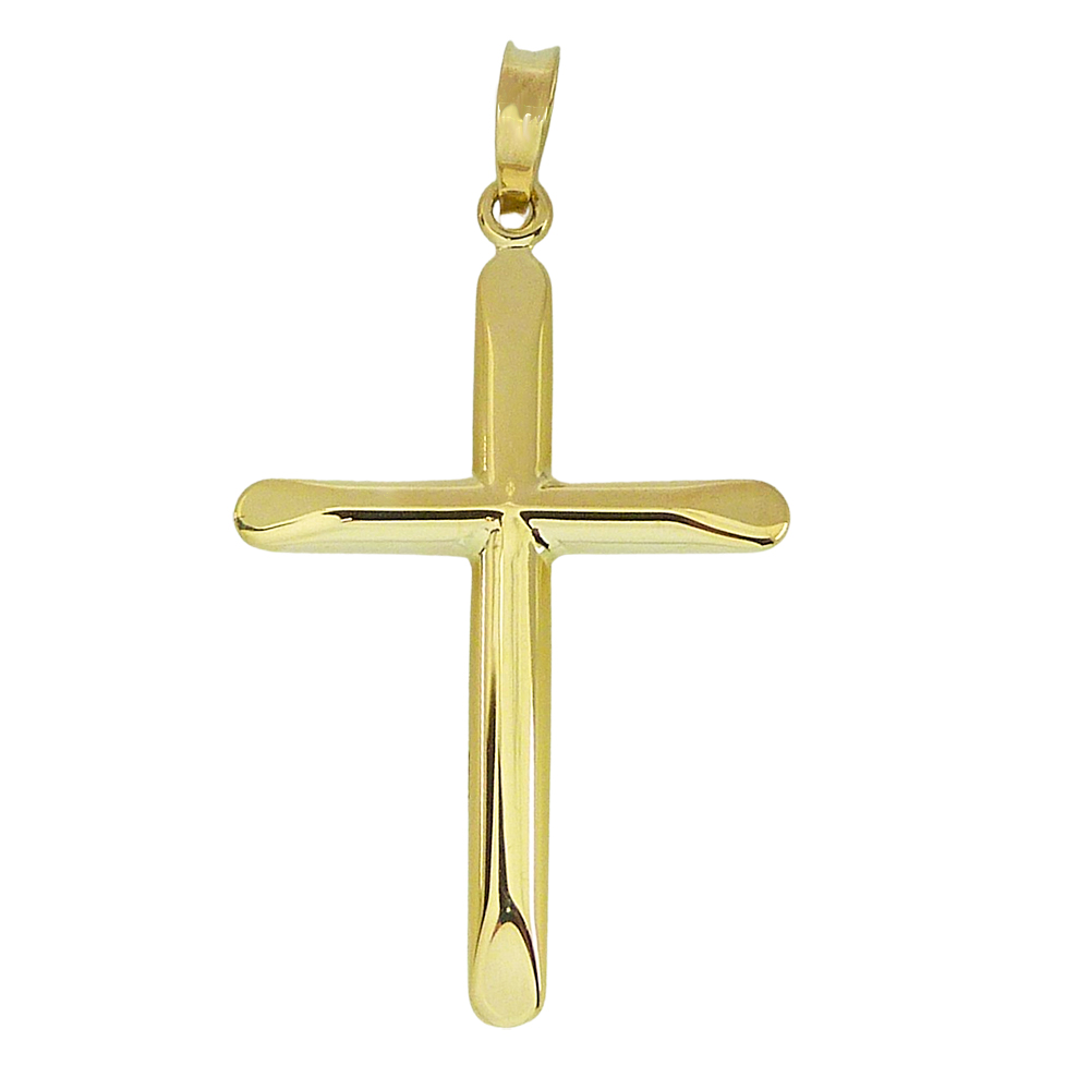 CRUZ LISA SIN CRISTO 32x19MM