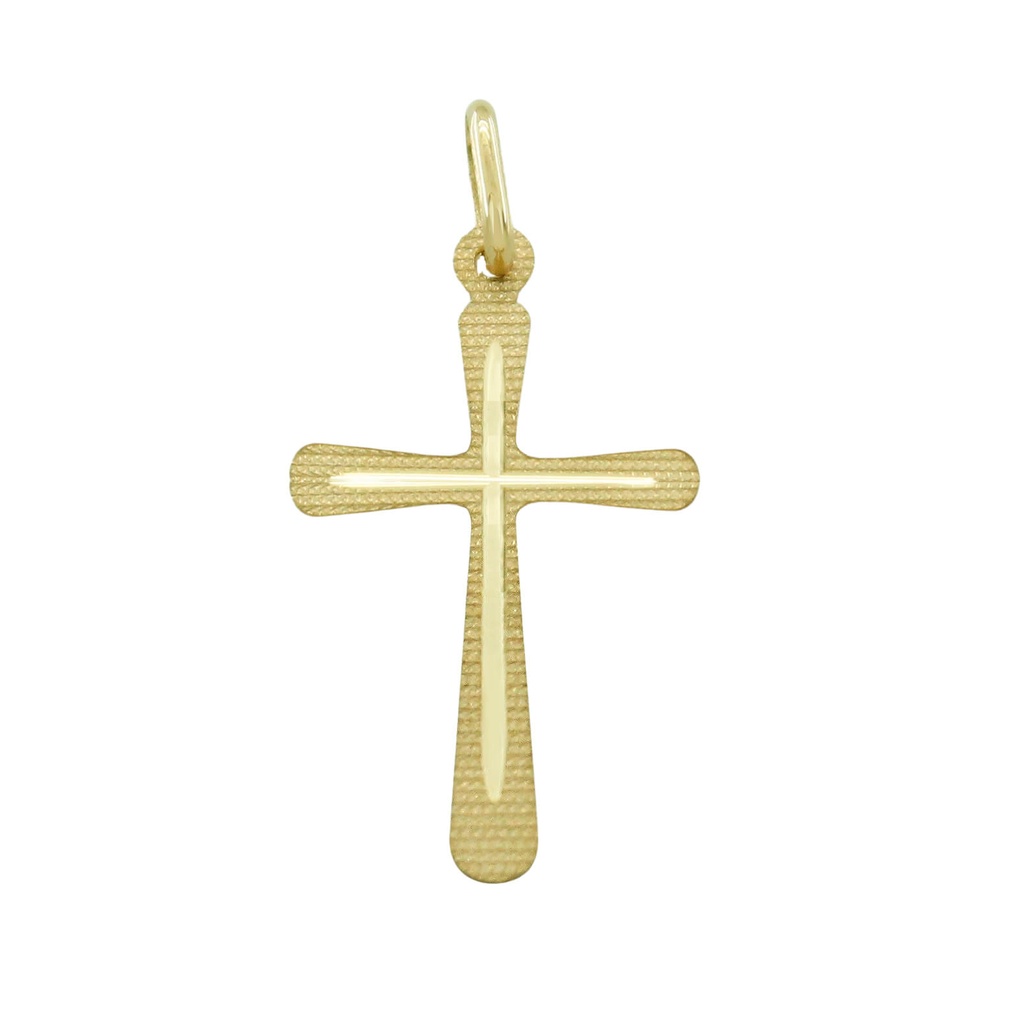 26x15MM CARVED CROSS PENDANT.