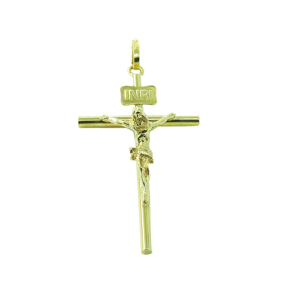 CRUZ TUBO CON CRISTO 20*12*1.5MM