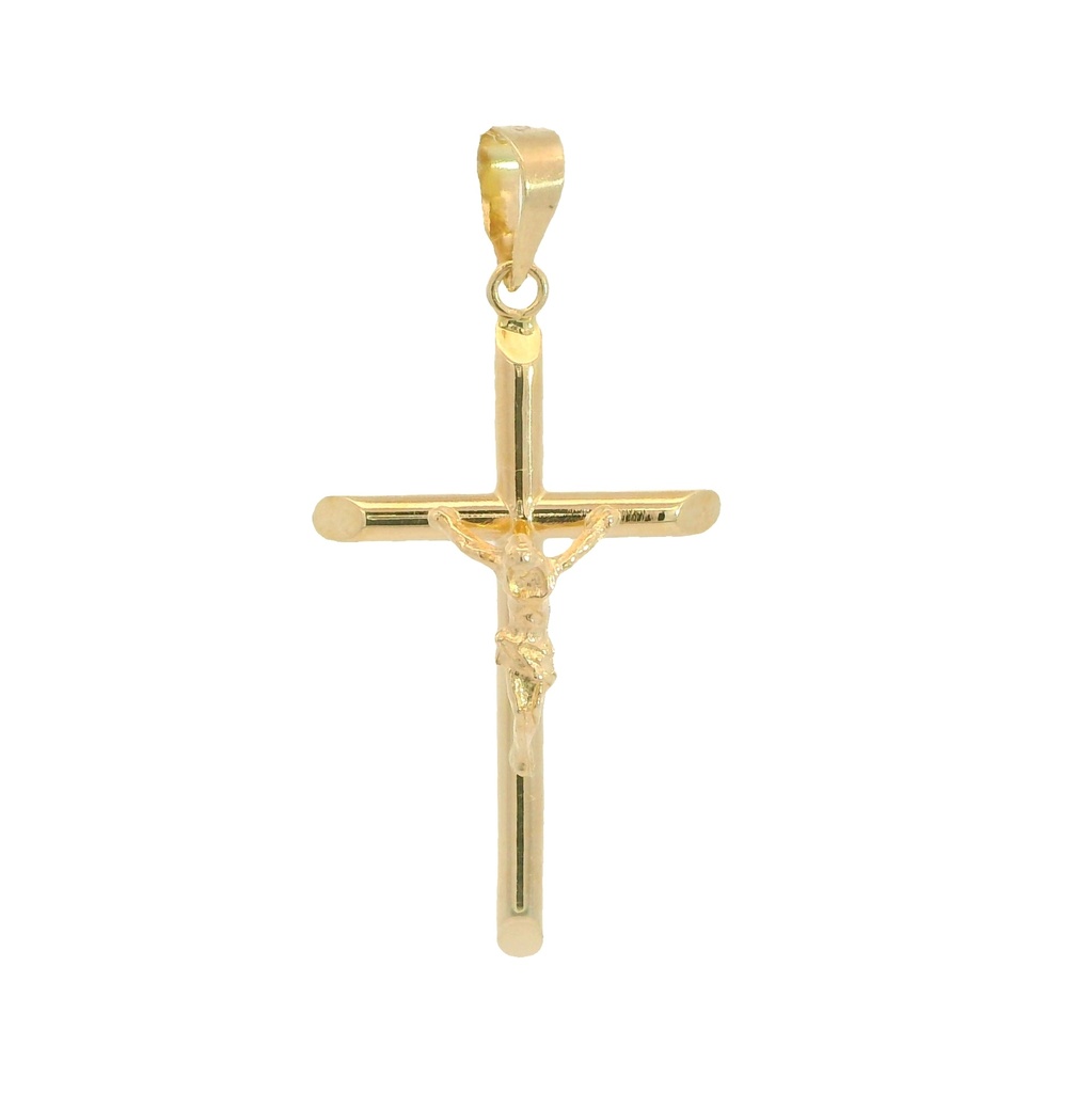 CRUZ TUBO CON CRISTO 28x16x2MM