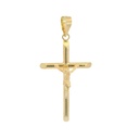 CRUZ TUBO CON CRISTO 28x16x2MM