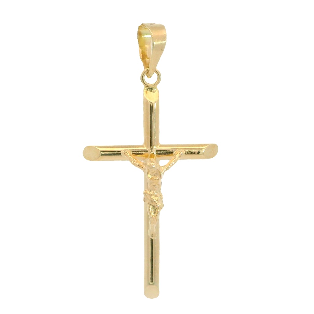 CRUZ TUBO CON CRISTO 32*19*2MM